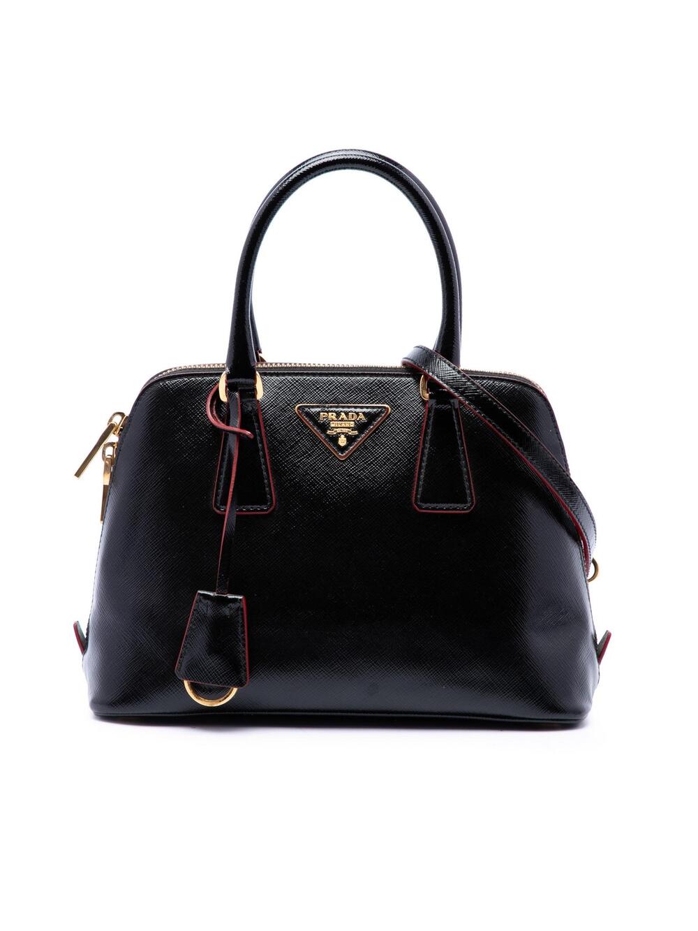 Prada Small Saffiano Vernice Promenade #360492P76B
